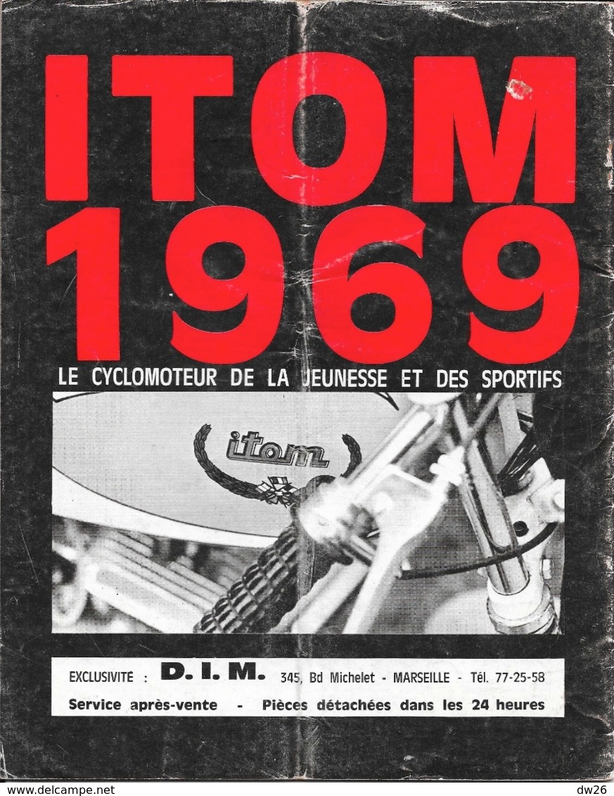 Moto Revue Hebdomadaire N° 1910 Décembre 1968: Serge Bacou, Grand Prix Moto-Cross - Publicité Itom - Auto/Motor