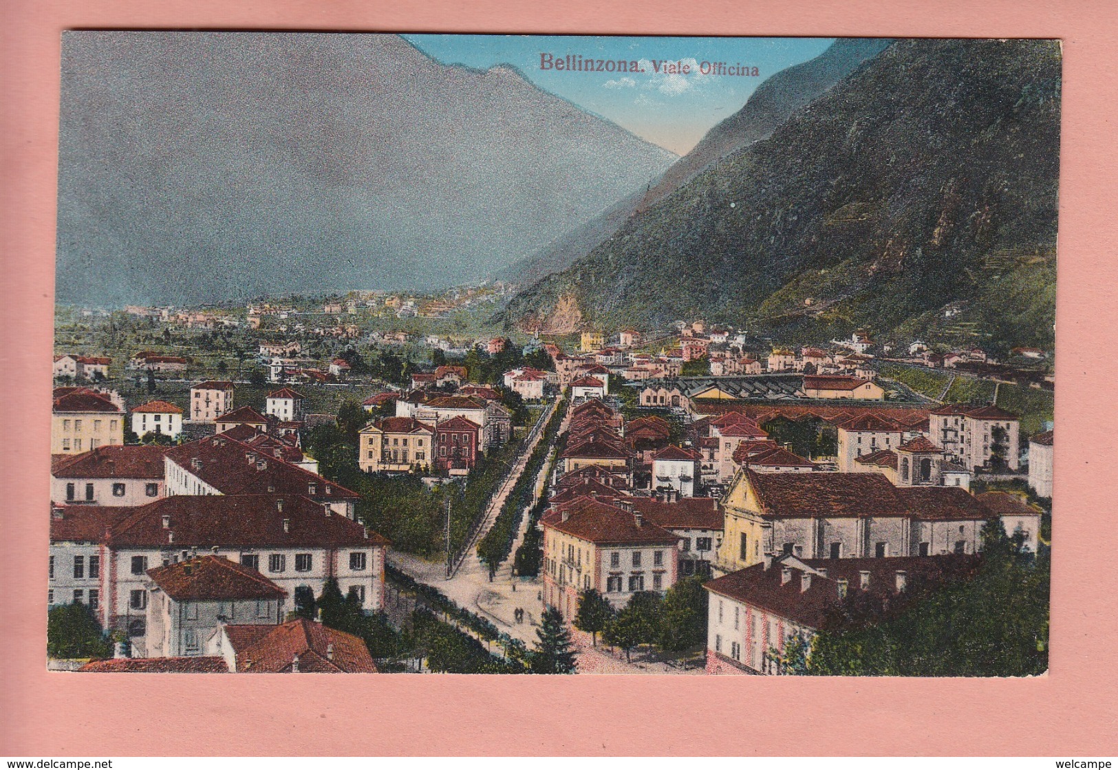 OUDE POSTKAART  ZWITSERLAND - SCHWEIZ - SUISSE -   BELLINZONA - Autres & Non Classés