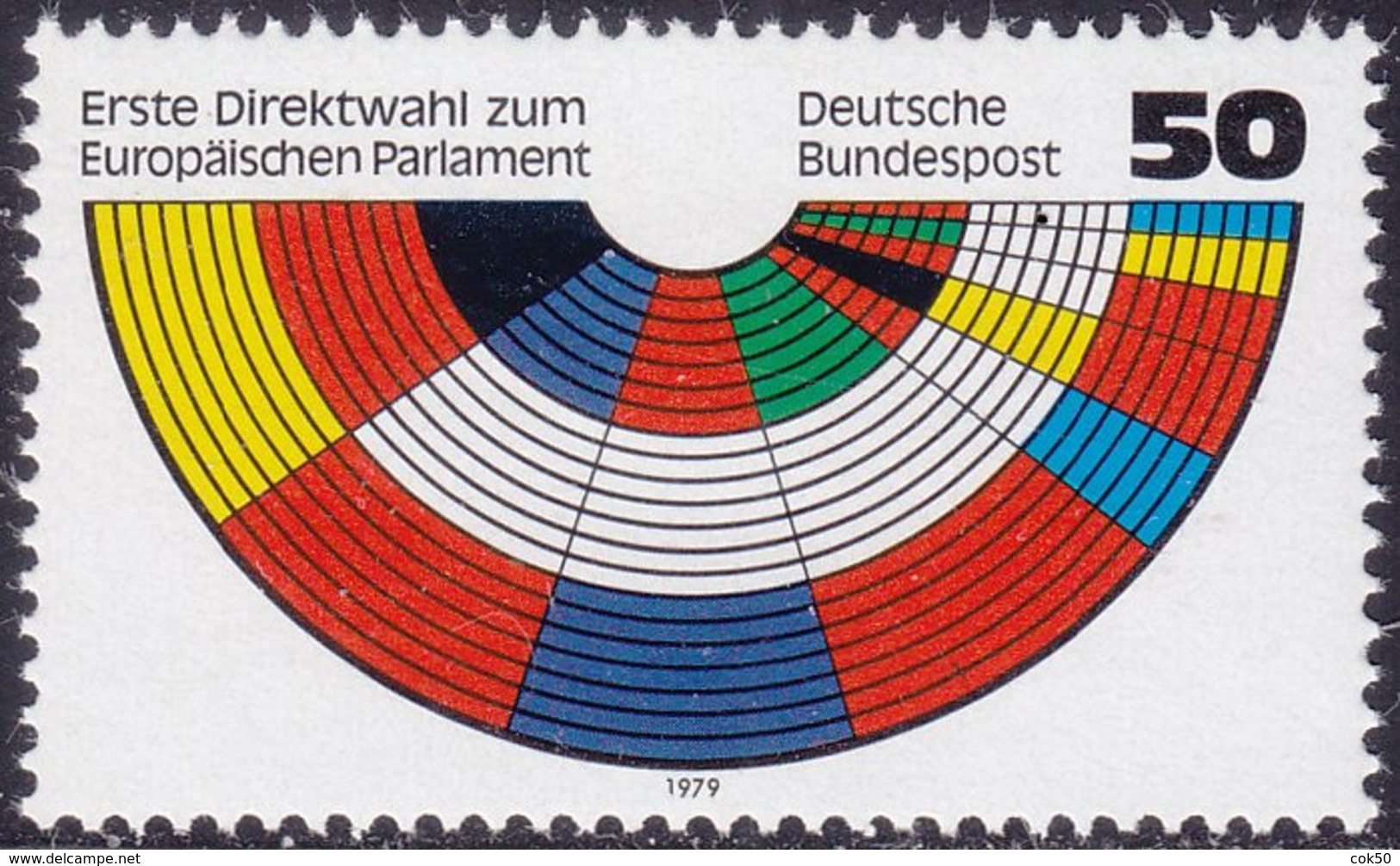 GERMANY 1979 «European Parliament Election» Europa Sympathy Issue MNH - Mi# 1002 - 1978