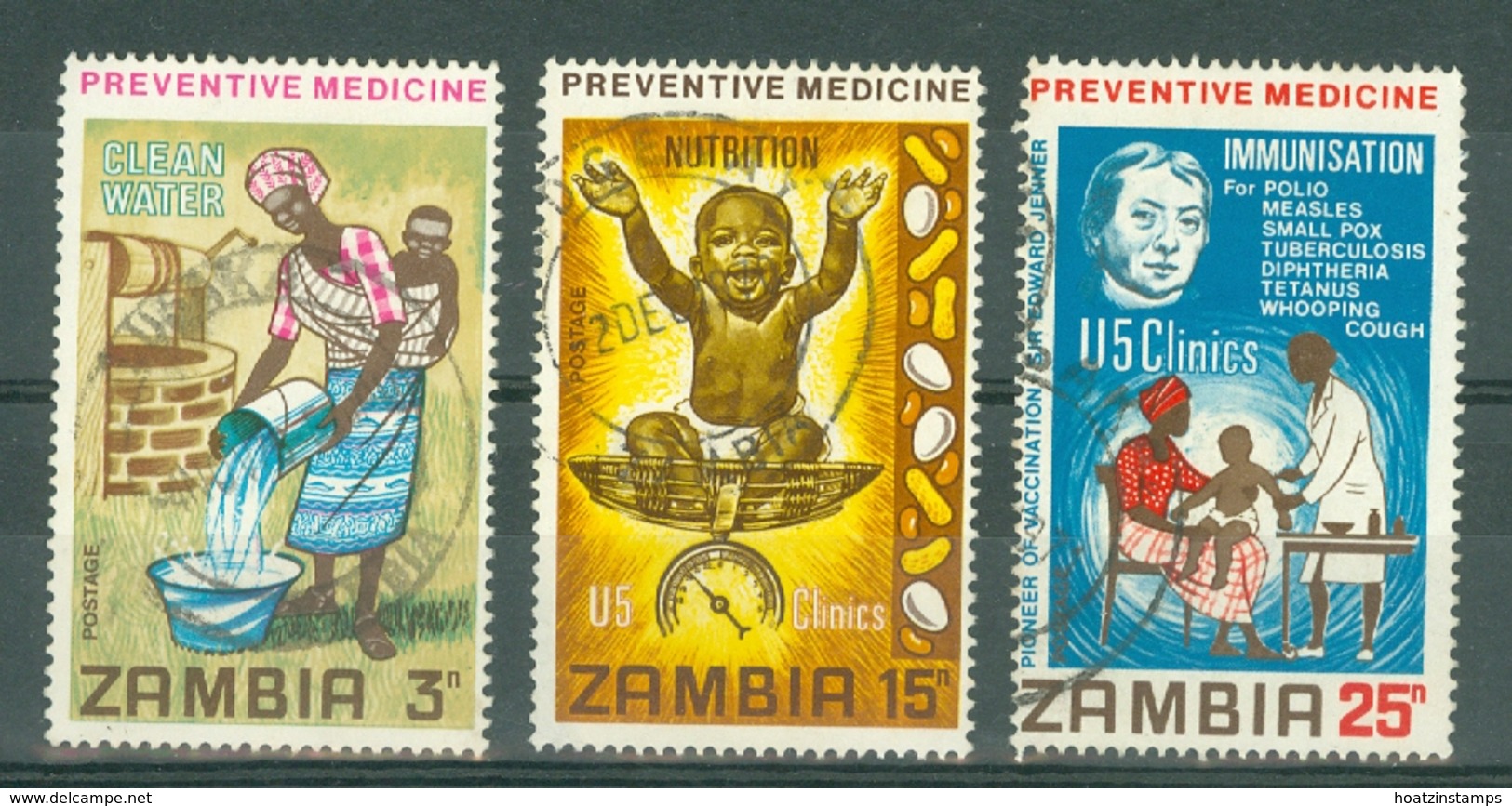 Zambia: 1970   Preventive Medicine   Used - Zambia (1965-...)