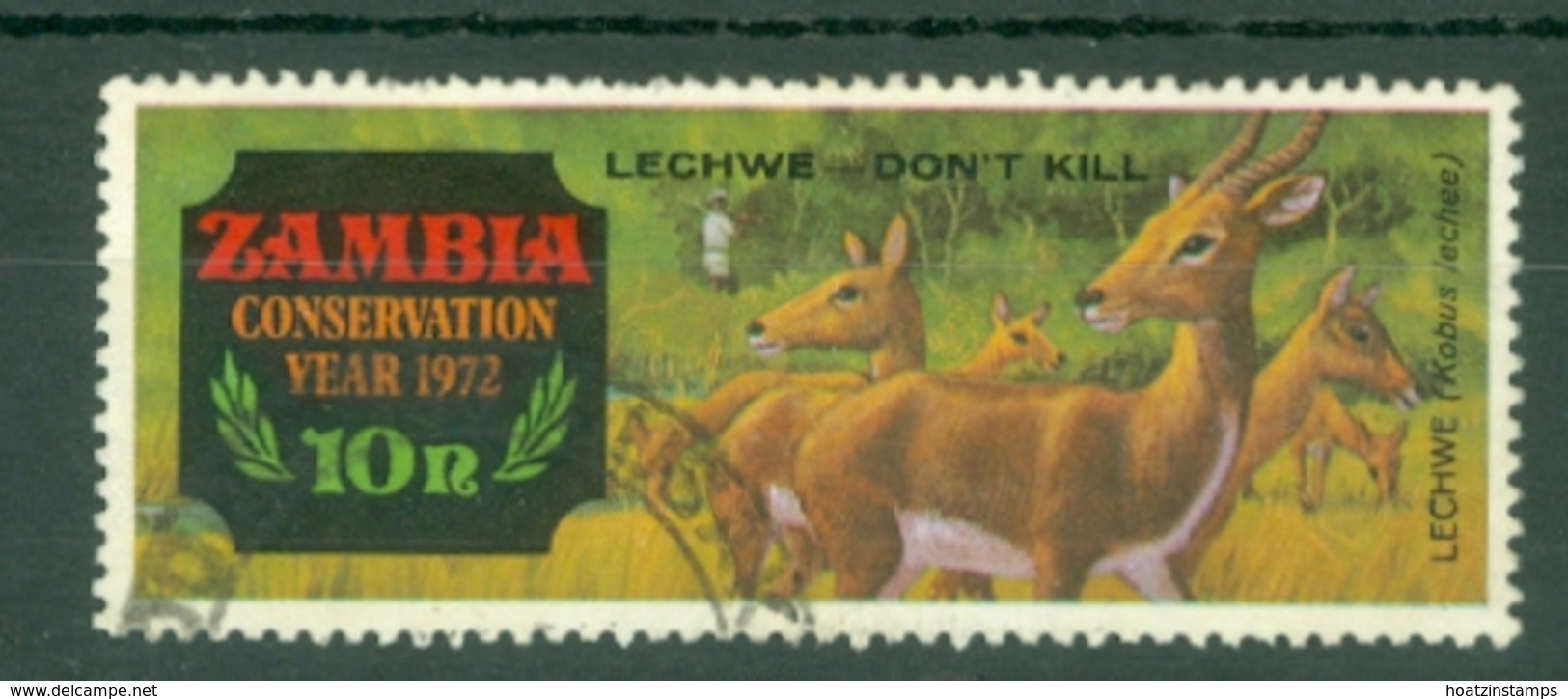 Zambia: 1972   Conservation Year (Issue 1)    SG169   10n     Used - Zambia (1965-...)