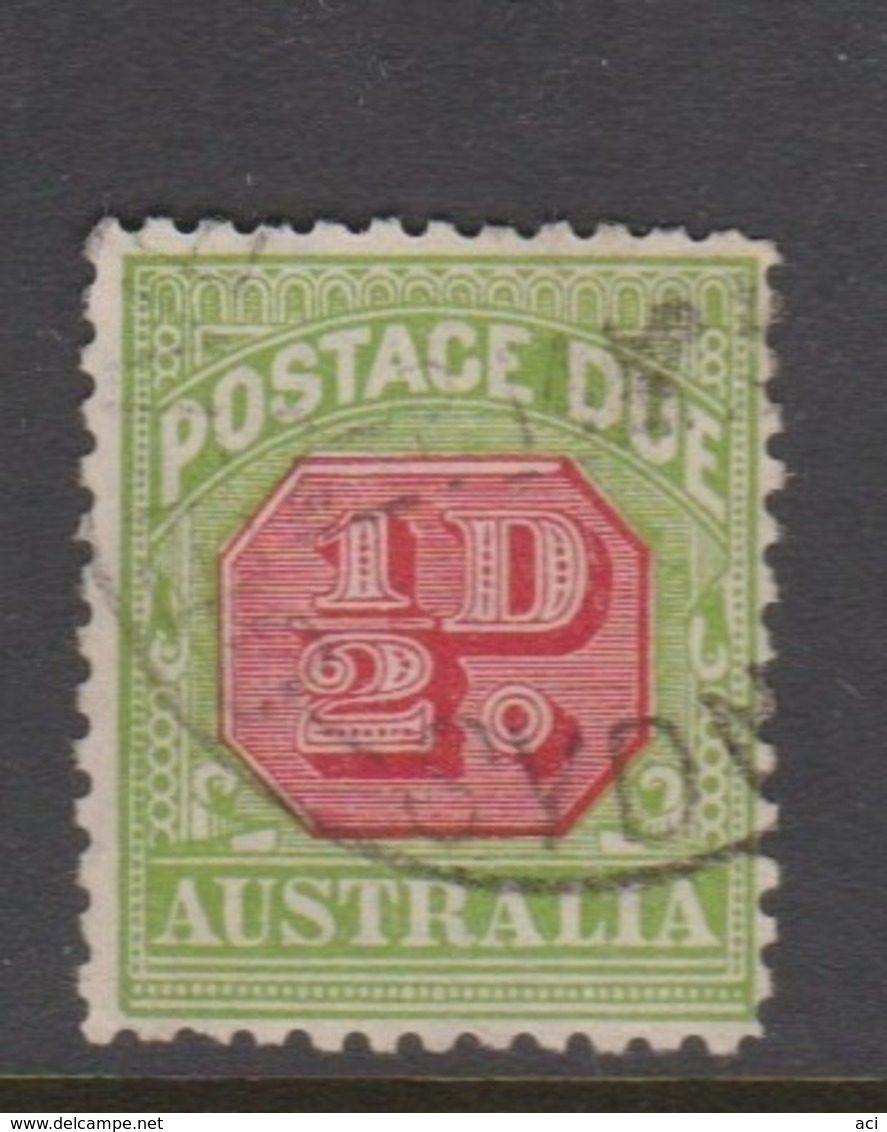 Australia D 105 1931-37 Postage Due Half Penny Carmine And Yellow Green,used, - Segnatasse