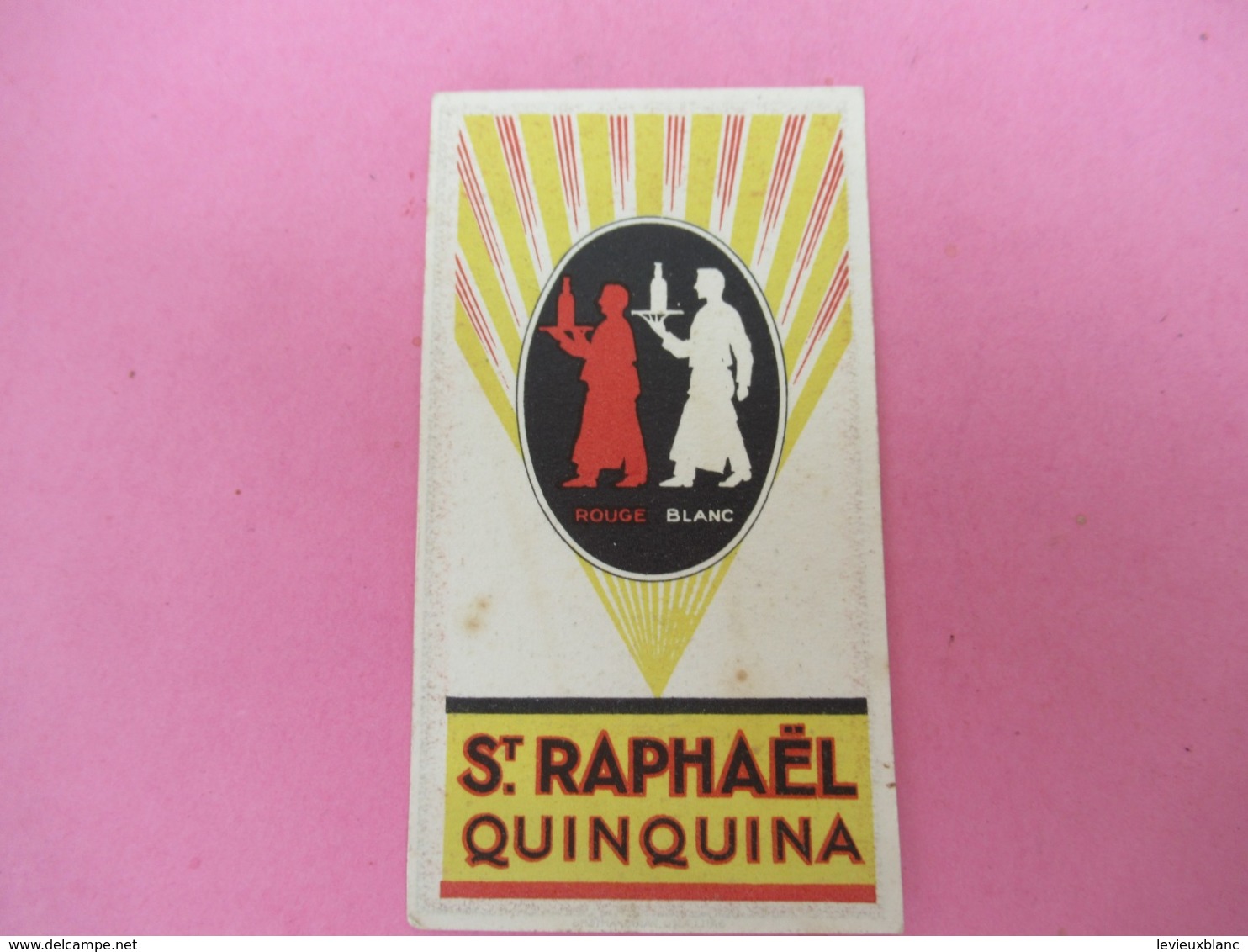 Pt Calendrier De Poche Parfumé/Royal Rubis/Doublet Paris/ Apéritif/ SAINT RAPHAEL QUINQUINA 1927  CAL448 - Sonstige & Ohne Zuordnung