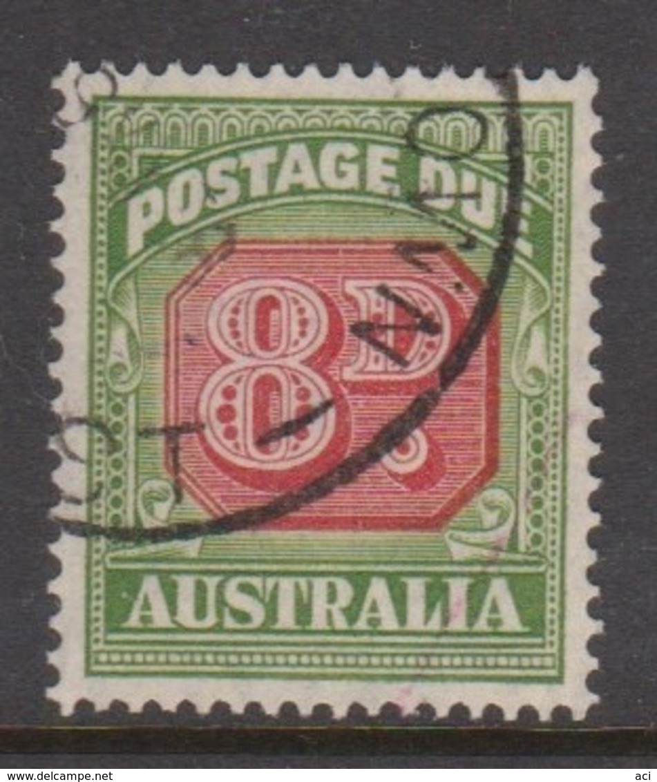 Australia D 127 1946-57 Postage Due ,8d ,carmine And  Green,used - Postage Due