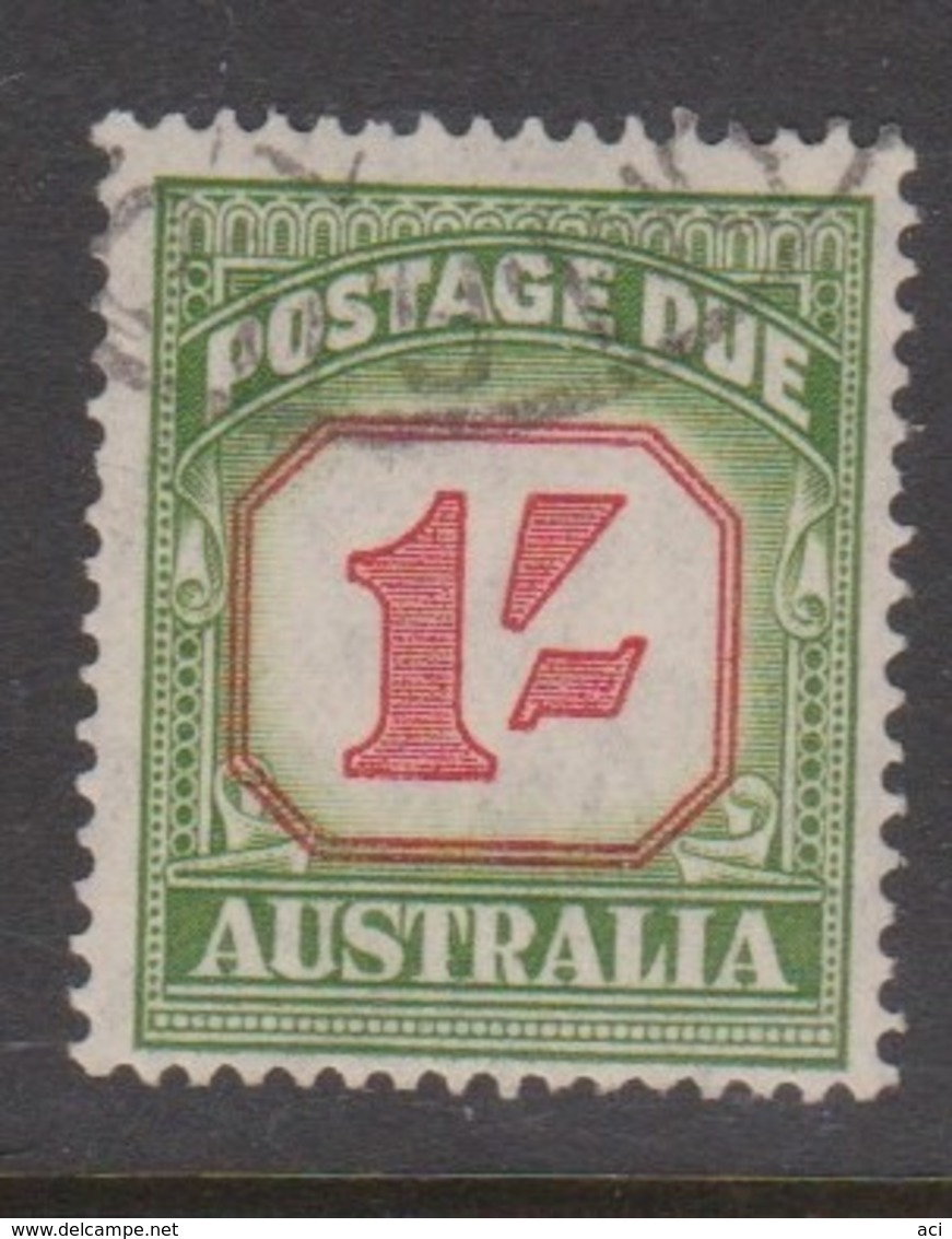 Australia D 129a 1953-60 Postage Due ,1 Shilling ,carmine And   Green,used - Portomarken