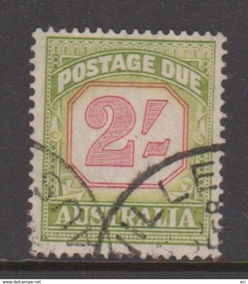 Australia D 130 1953-60 Postage Due ,2 Shilling ,carmine And  Yellow Green,used - Postage Due