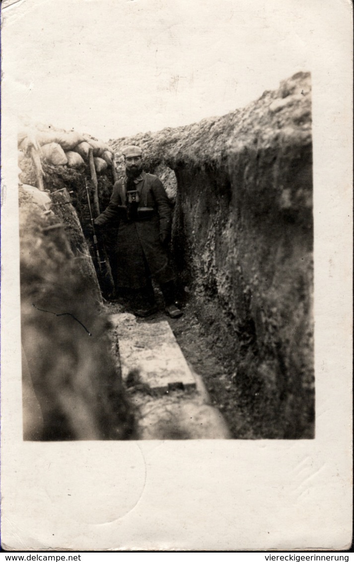 !  Fotokarte, Photo, 1. Weltkrieg , 1915, Schützengraben, 1. Bayerisches Landwehr Infanterie Regiment, München - Guerra 1914-18