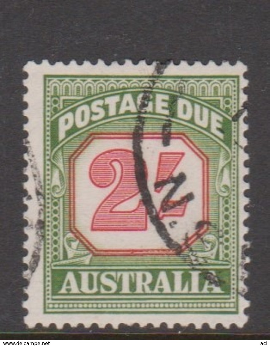 Australia D 142 1958-60 Postage Due 2 Shillings ,carmine And   Green,no Watermark,used - Strafport