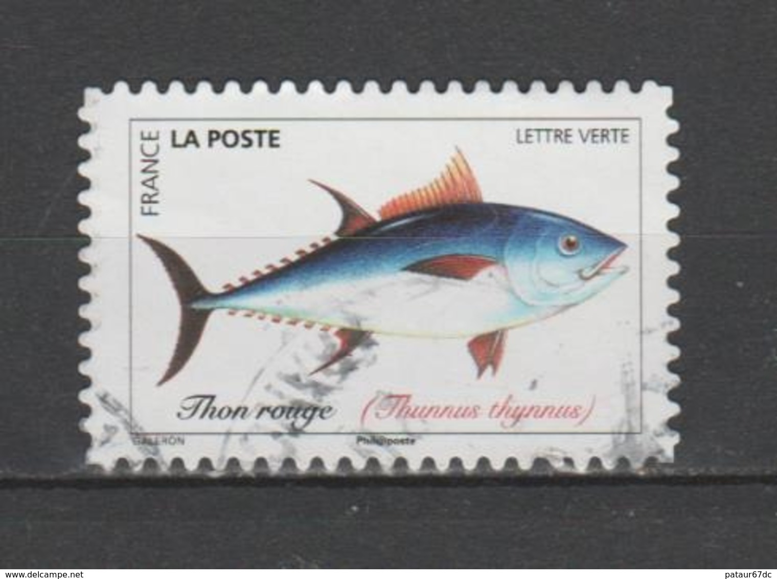 FRANCE / 2019 / Y&T N° AA 1683 : "Poissons De Mer" (Thon Rouge) - Choisi - Cachet Rond - Sonstige & Ohne Zuordnung