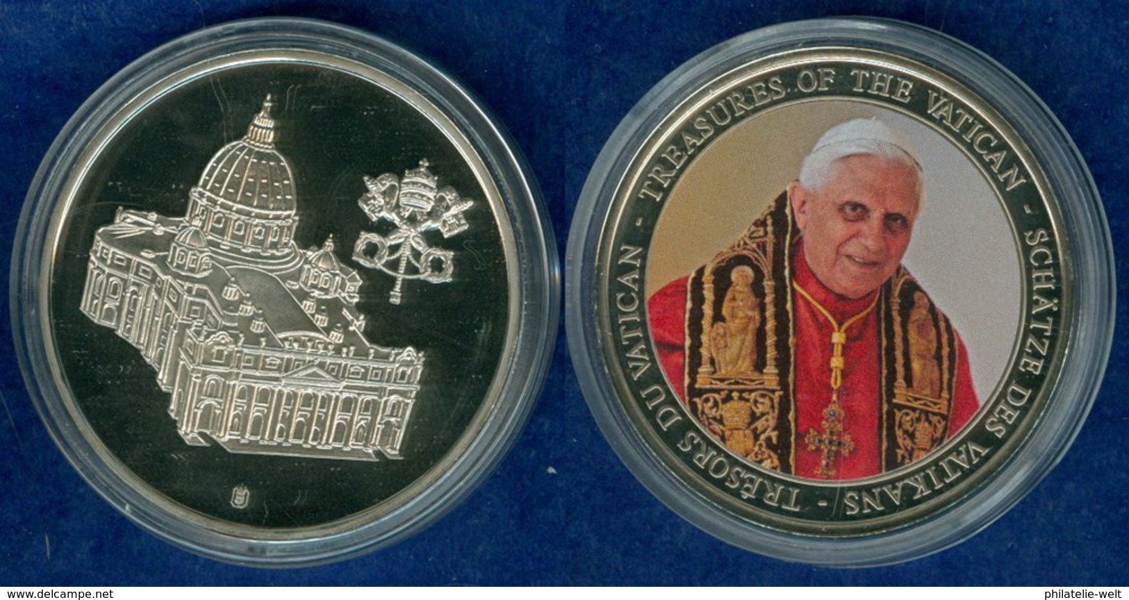 Medaille Benedikt XVI. 2007 40mm - Sonstige & Ohne Zuordnung