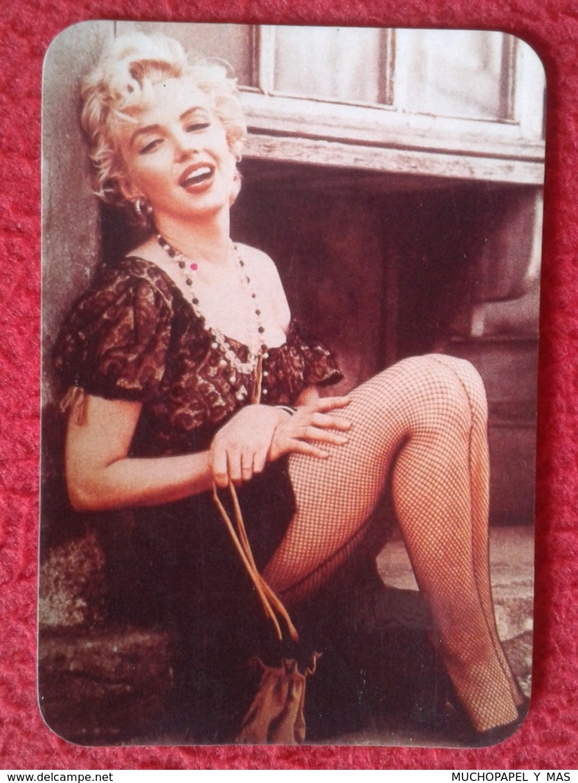 SPAIN CALENDARIO DE BOLSILLO CALENDAR 1991 MARILYN MONROE NORMA JEANE BAKER PUBLICIDAD ADVERTISING ACTRESS HOLLYWOOD VER - Tamaño Pequeño : 1991-00