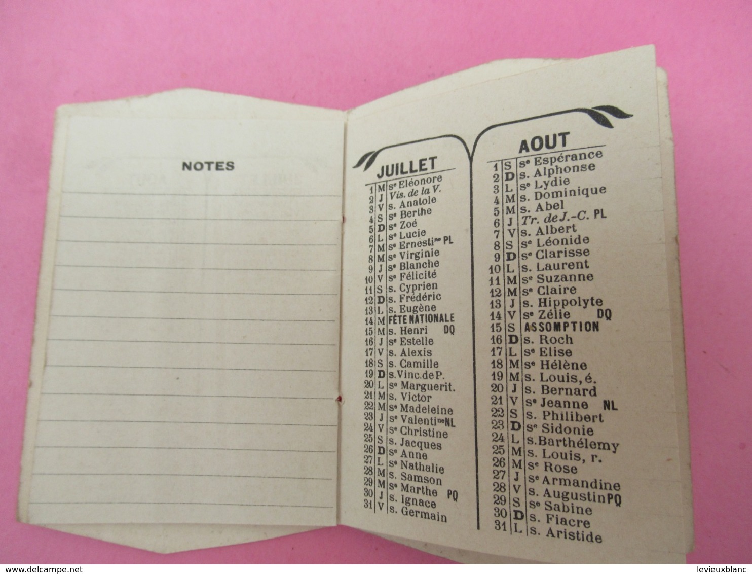 Pt Calendrier De Poche / Offert  Par Le  Laboratoire  Thépénier/Rue Capeyron, Paris/Amylodiastase/1914       CAL453 - Altri & Non Classificati