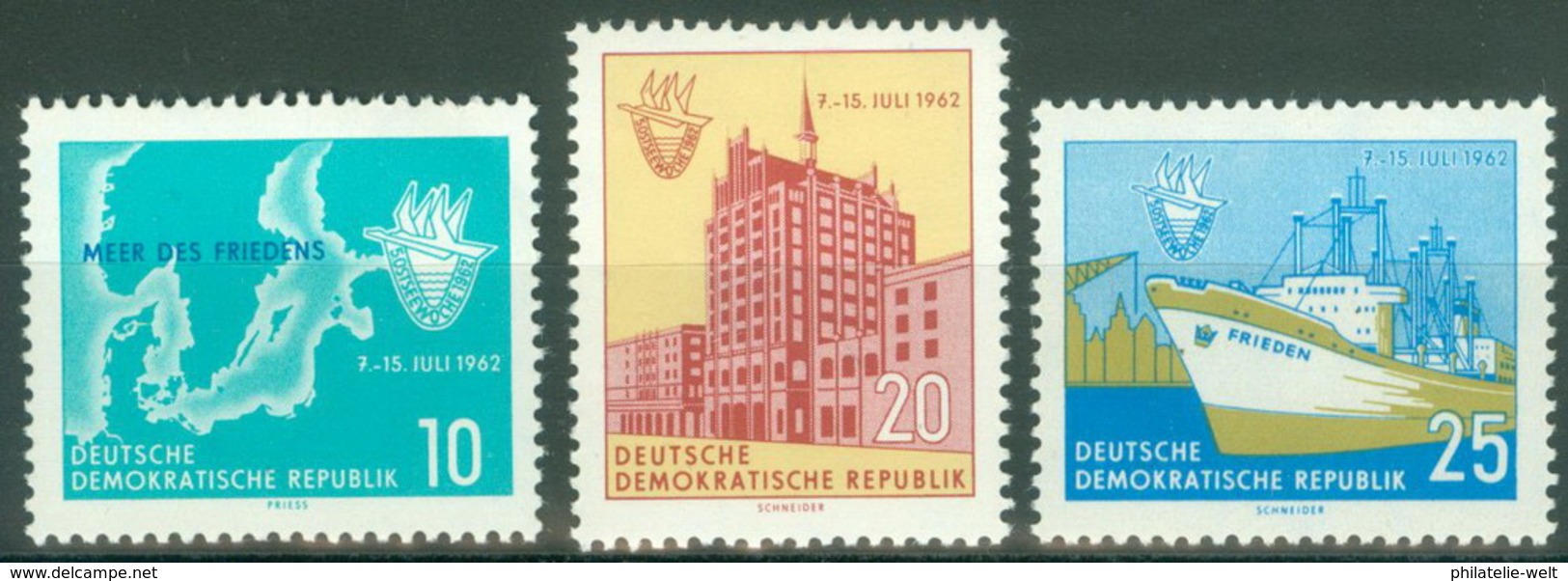 DDR 898/900 ** Postfrisch - Ongebruikt