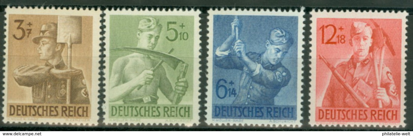 Deutsches Reich 850/53 ** Postfrisch - Ungebraucht