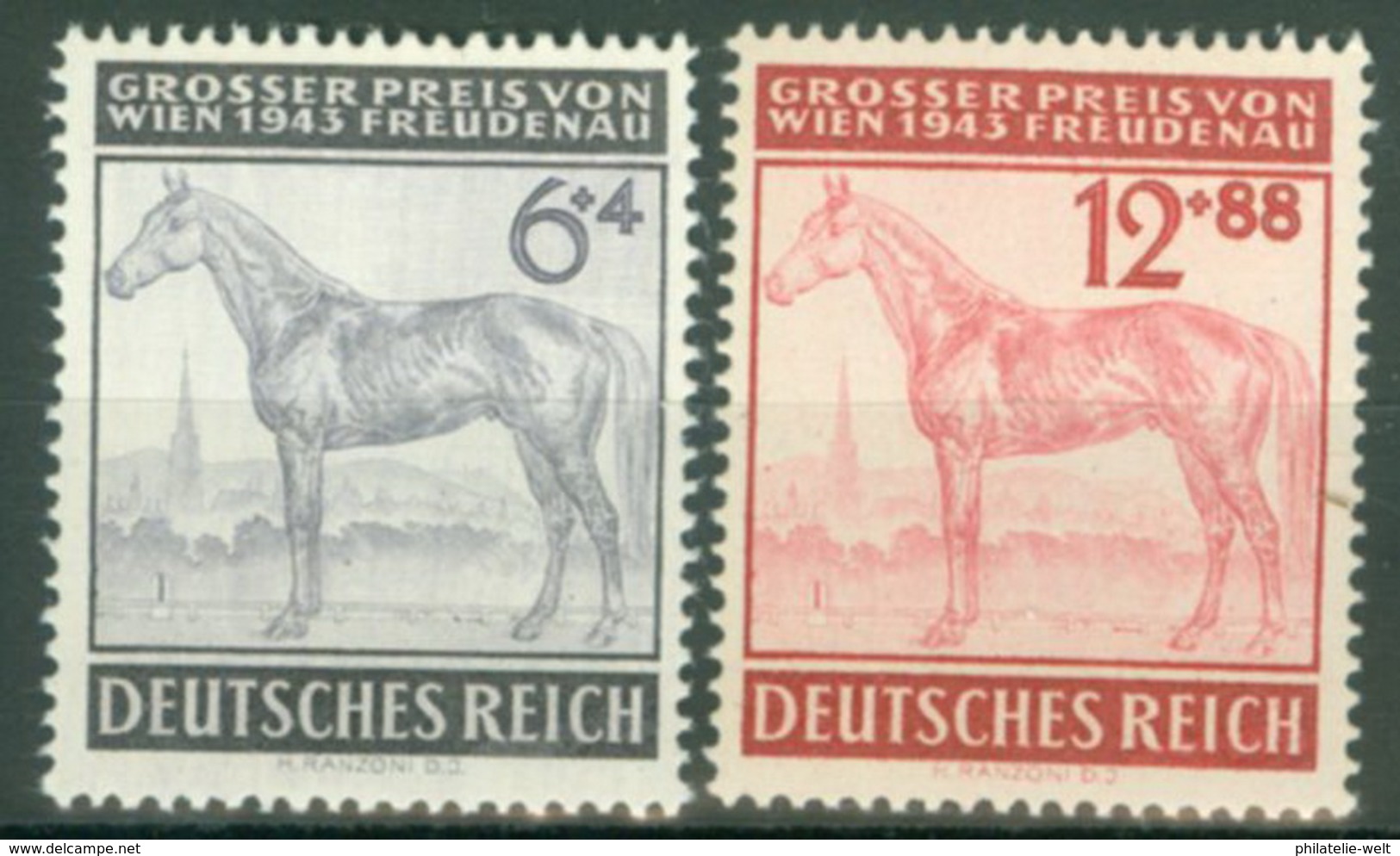 Deutsches Reich 857/58 ** Postfrisch - Ungebraucht