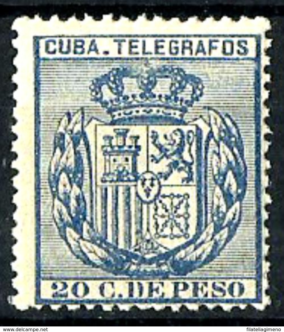 Cuba Telégrafos Nº 79 En Nuevo - Cuba (1874-1898)