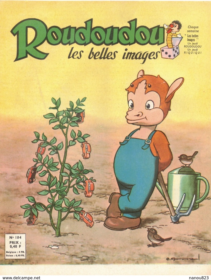 ROUDOUDOU LES PLUS BELLES IMAGES N° 184 MARS 1963 UN JEUDI ROUDOUDOU UN JEUDI RIQUIQUI ARROSOIR JARDINAGE - Autres & Non Classés