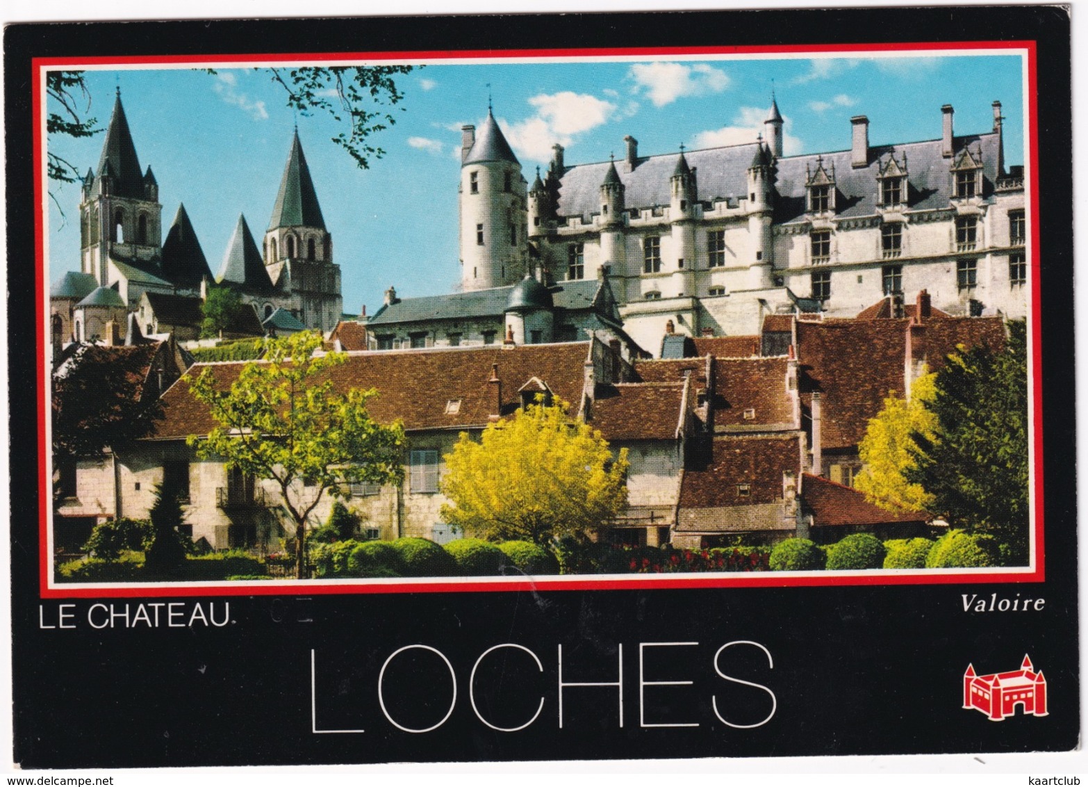 Loches - L'église Saint-Ours Et Les Logis Royaux Du Chateau, Vus Du Jardin Public - (Indre-et-Loire) - Loches