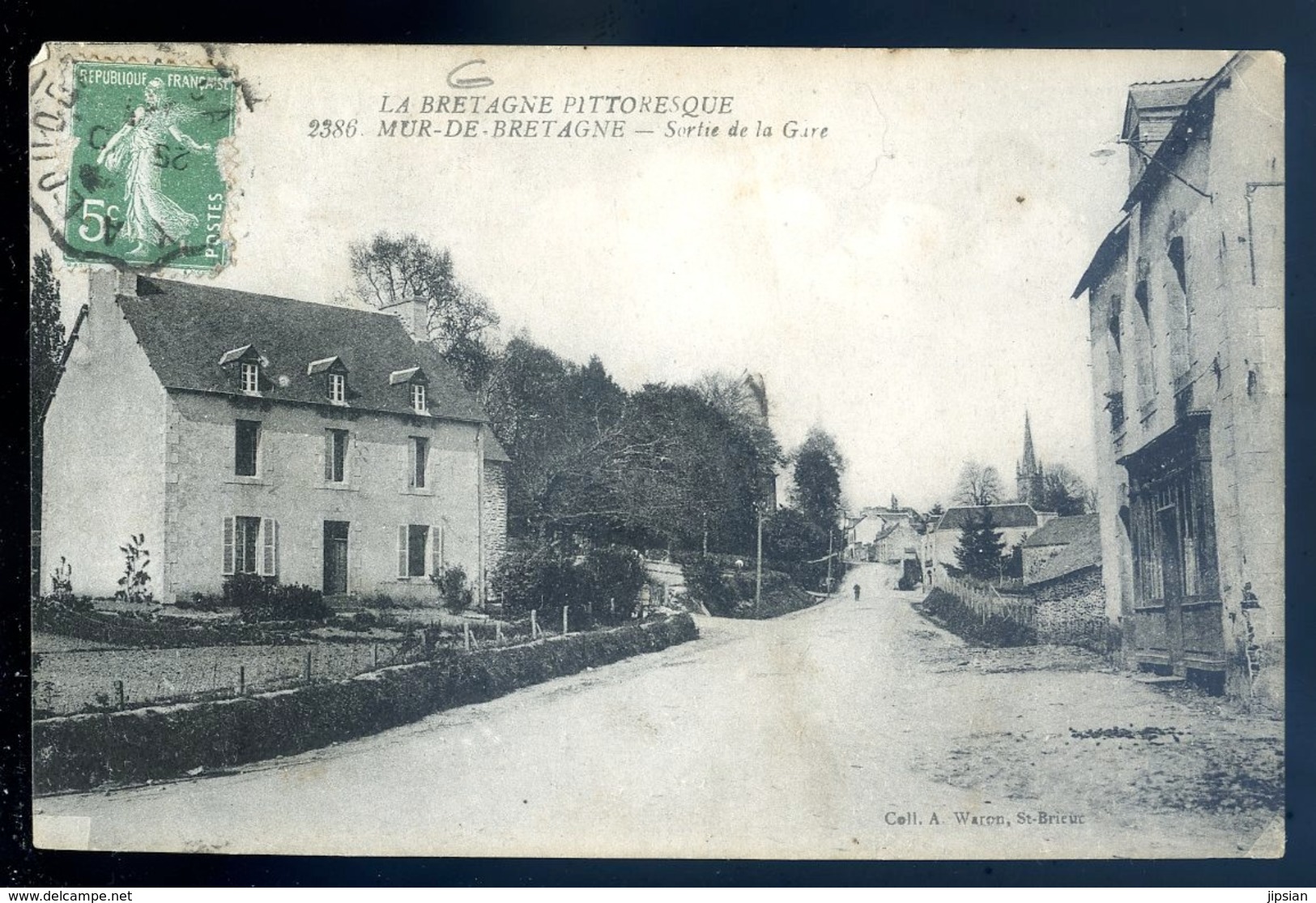 Cpa Du 22 Mur De Bretagne -- Sortie De La Gare   LZ42 - Gouarec