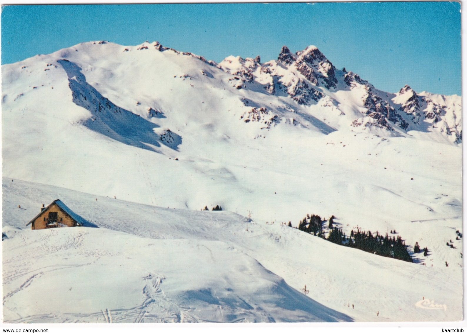 Courchevel 1650 -  Depuis L'arrivée Supérieure Du Télécabine Du Mont Bel-Air, Panorama   La Viselle, Saulire - (Savoie) - Courchevel