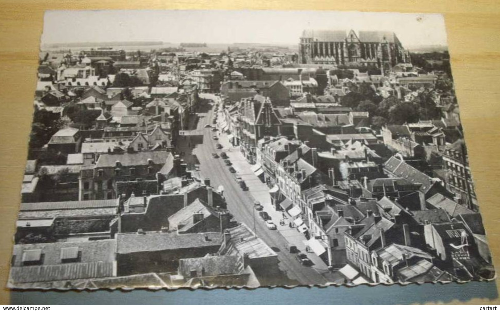 02    -     EN AVION AU DESSUS DE SAINT ST QUENTIN VUE AERIENNE @ VUE RECTO/VERSO AVEC BORDS @ - Saint Quentin