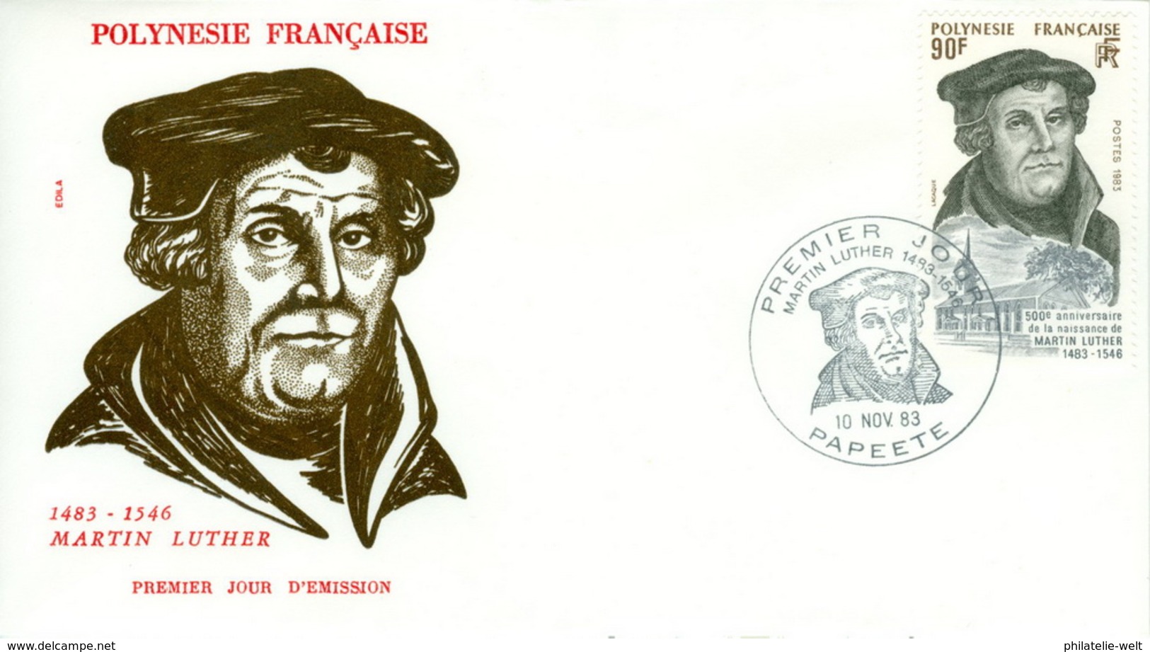 Französisch Polynesien 389 FDC - Autres & Non Classés