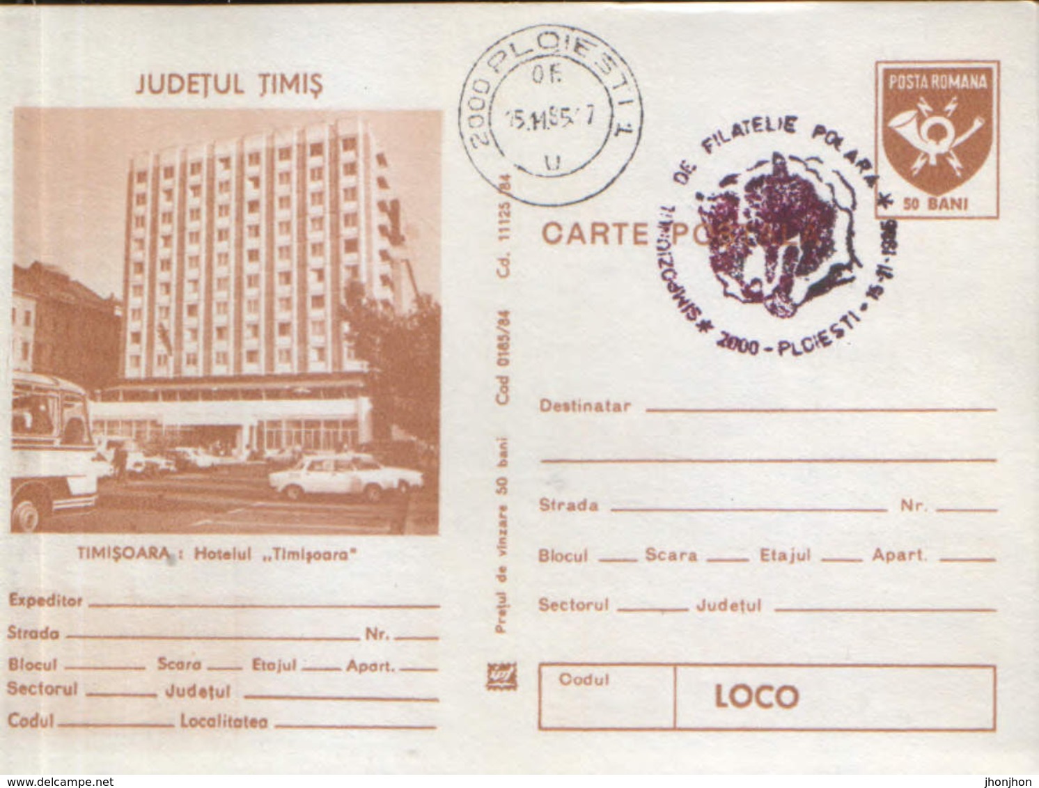 Romania - Postal Stationery Postcard - Polar Philately Symposium Year 2000, Special Stamping - Événements & Commémorations