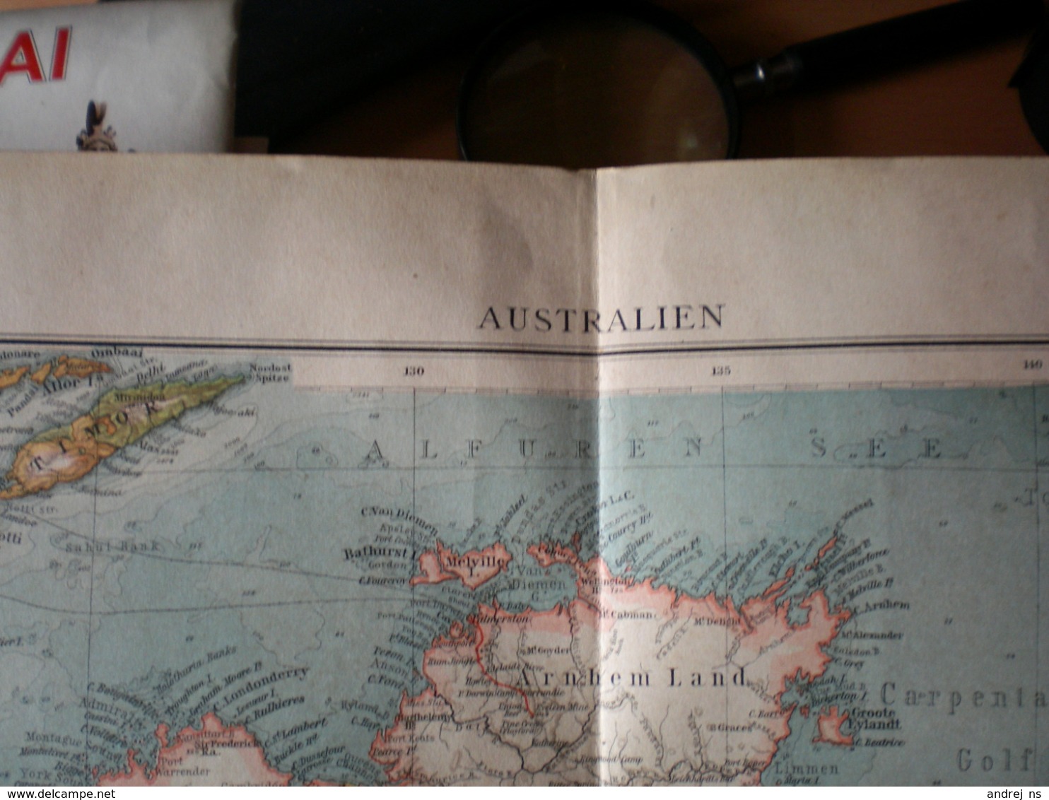 Australien Volks Und Fanilien Atlas A Shobel Leipzig 1901 Big Map - Geographical Maps