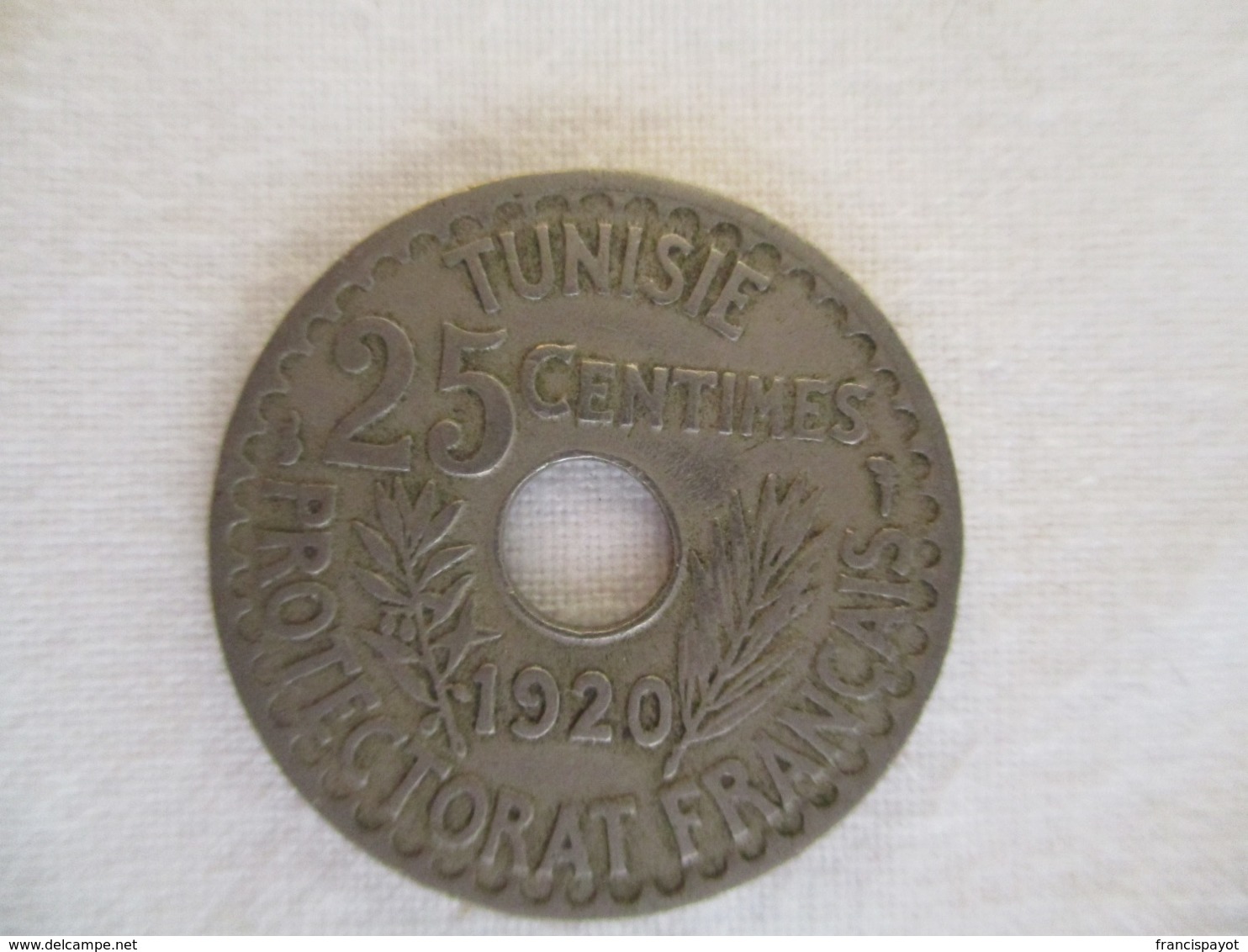 Tunisie: 25 Centimes 1920 - Tunisie
