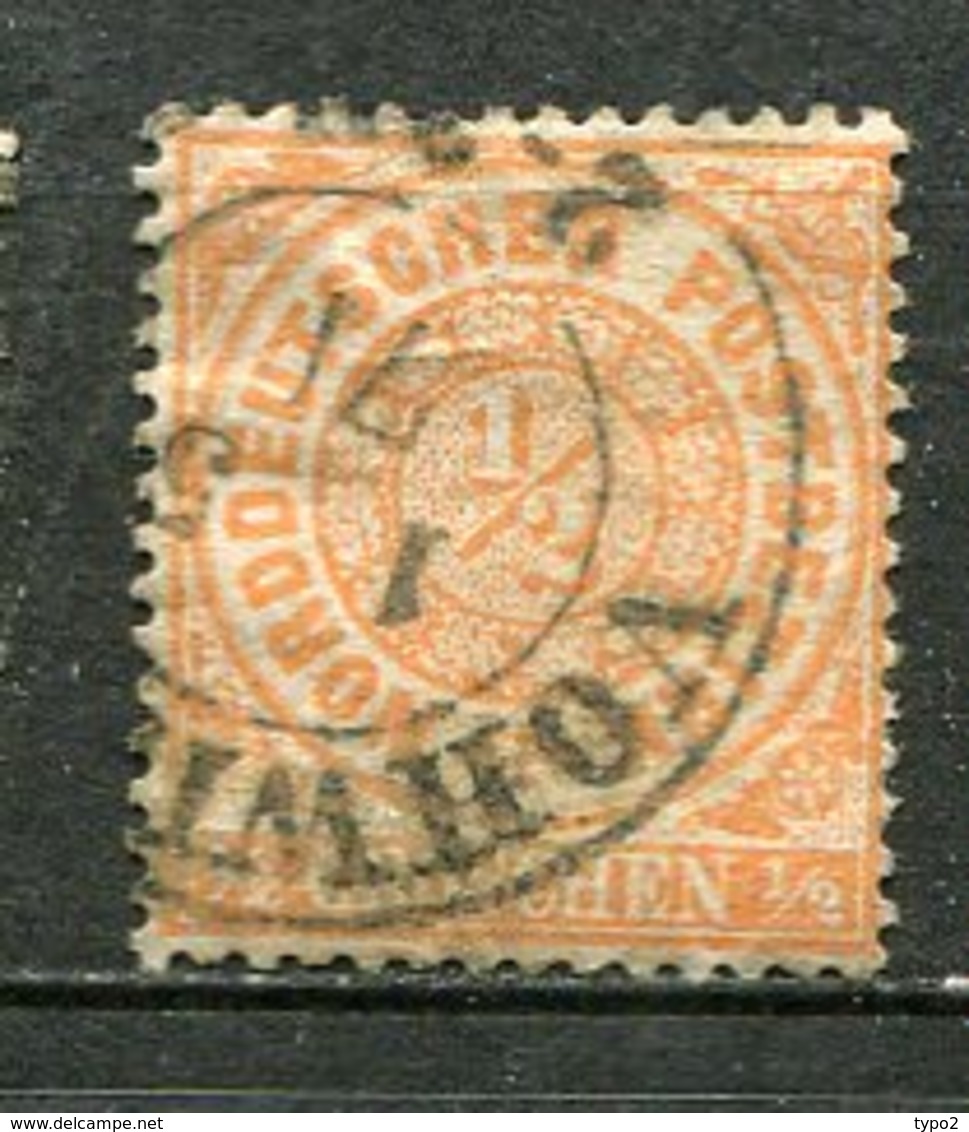 NORD -  Yv. N° 14 MI. N° 15  Dentelé (o)  1/2g   Orange   Cote   2 Euro  BE   2 Scans - Other & Unclassified