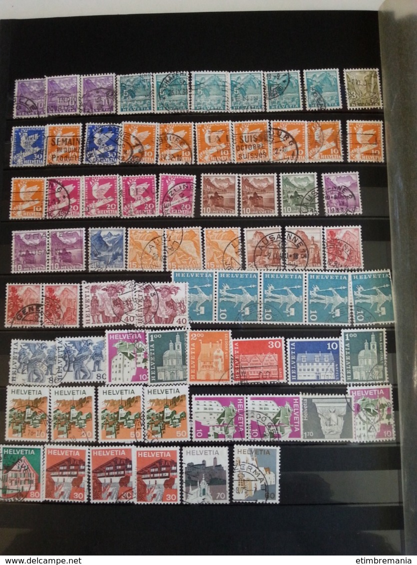 LOT N° e790  accumulation de timbres divers , dans un classeur