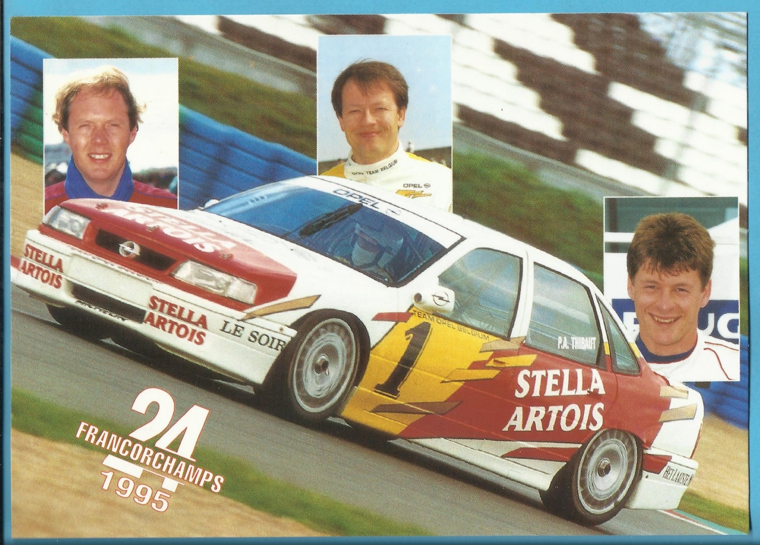SPA FRANCORCHAMPS (Circuit National) - 24 Hr Francorchamps 1995 - Team OPEL BELGIUM - 21 X 15.5 Cm - Stavelot