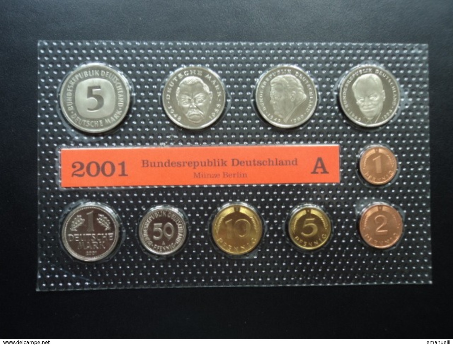 RÉPUBLIQUE FÉDÉRALE ALLEMANDE : BRILLANT UNIVERSEL 2001 ADFGJ * - Mint Sets & Proof Sets