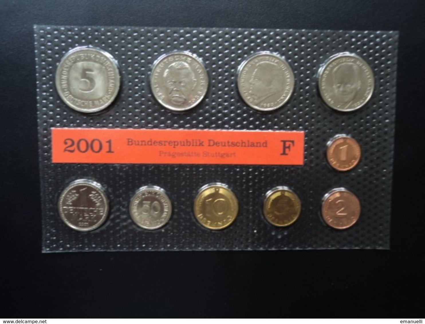 RÉPUBLIQUE FÉDÉRALE ALLEMANDE : BRILLANT UNIVERSEL 2001 ADFGJ * - Mint Sets & Proof Sets