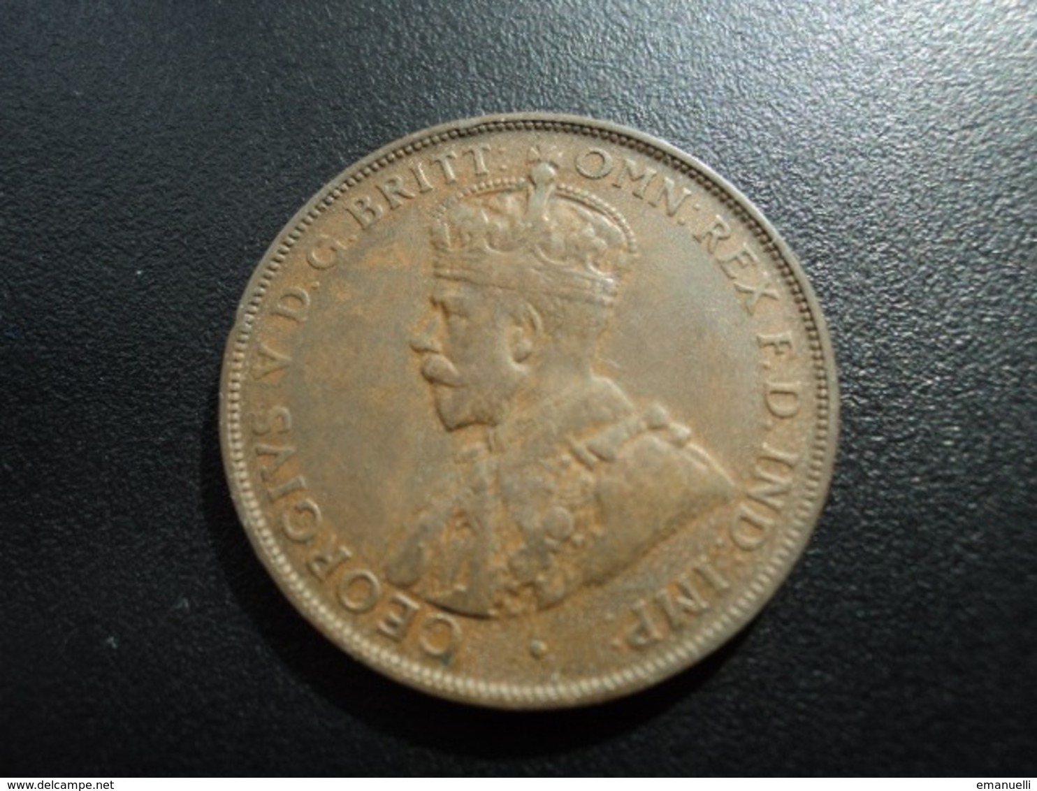 AUSTRALIE : 1 PENNY    1924 (m & Sy)   KM 23     TTB - Penny