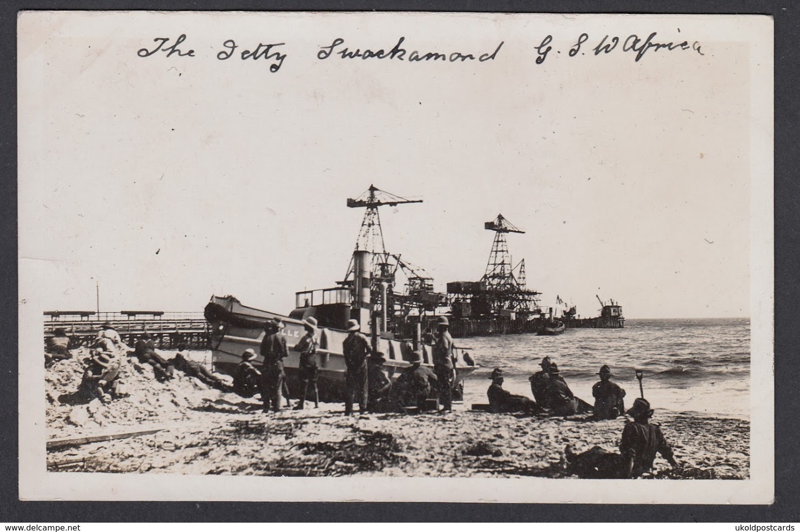 AK - NAMIBIE, ( Deutsch-Sûd West Afrika ) Swakopmund, The Jetty - Fotografische Postkarte - Namibia