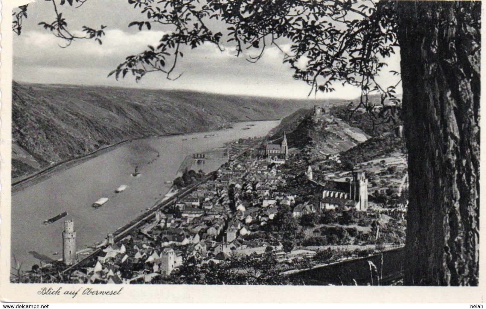 BLICK AUF OBERWESEL-NON VIAGGIATA - Oberwesel