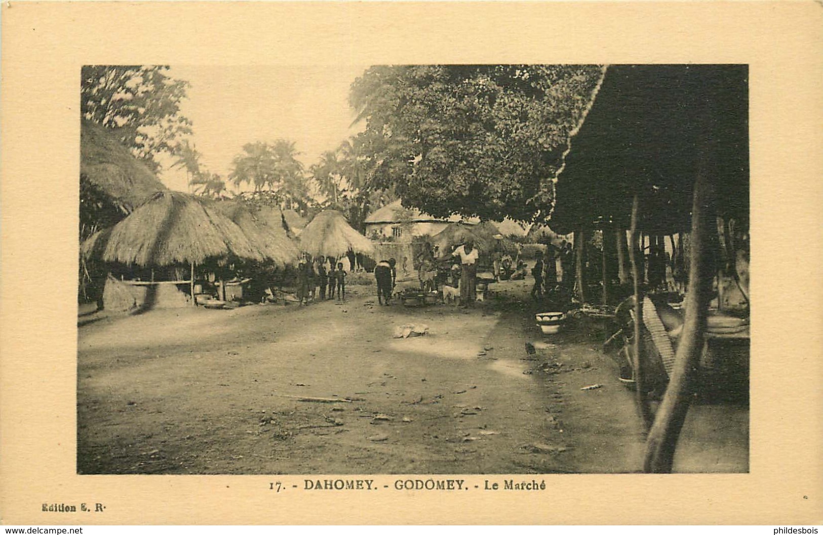 DAHOMEY   GODOMEY  Le Marché - Dahomey