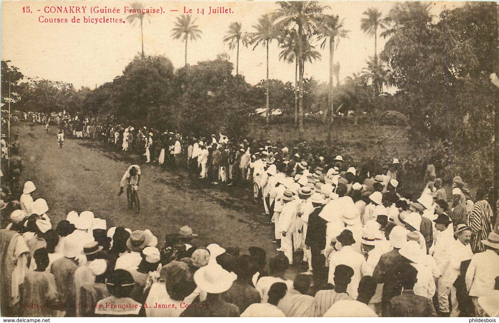 GUINEE  FRANCAISE CONAKRY  Courses De Bicyclettes - Guinea Francese