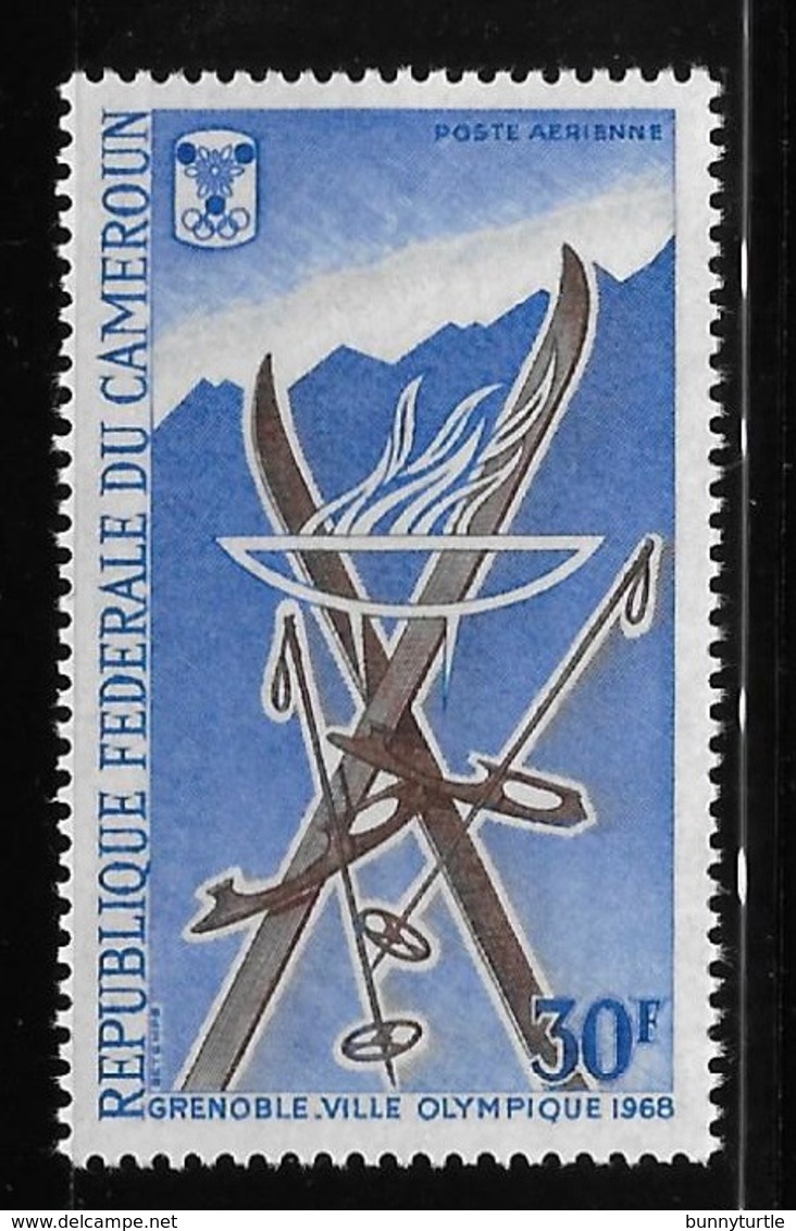 Cameroun Cameroon 1967 10th Winter Olympic Games Grenoble Skiing MNH - Camerún (1960-...)