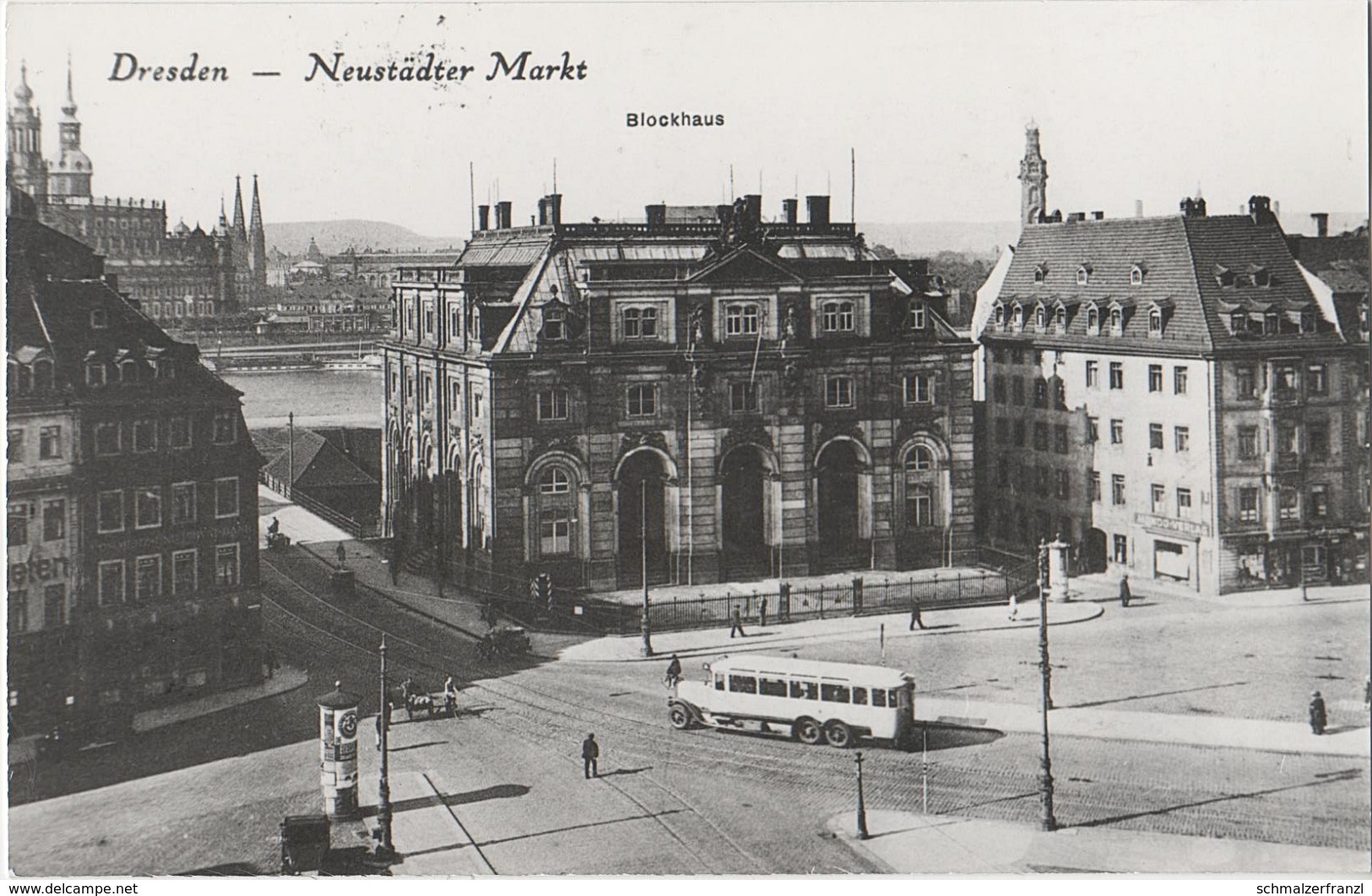 Repro Foto Dresden Neustadt Neustädter Markt Blockhaus Blockhausgasse Blockhausgässchen Hauptstraße Große Klostergasse - Sonstige & Ohne Zuordnung