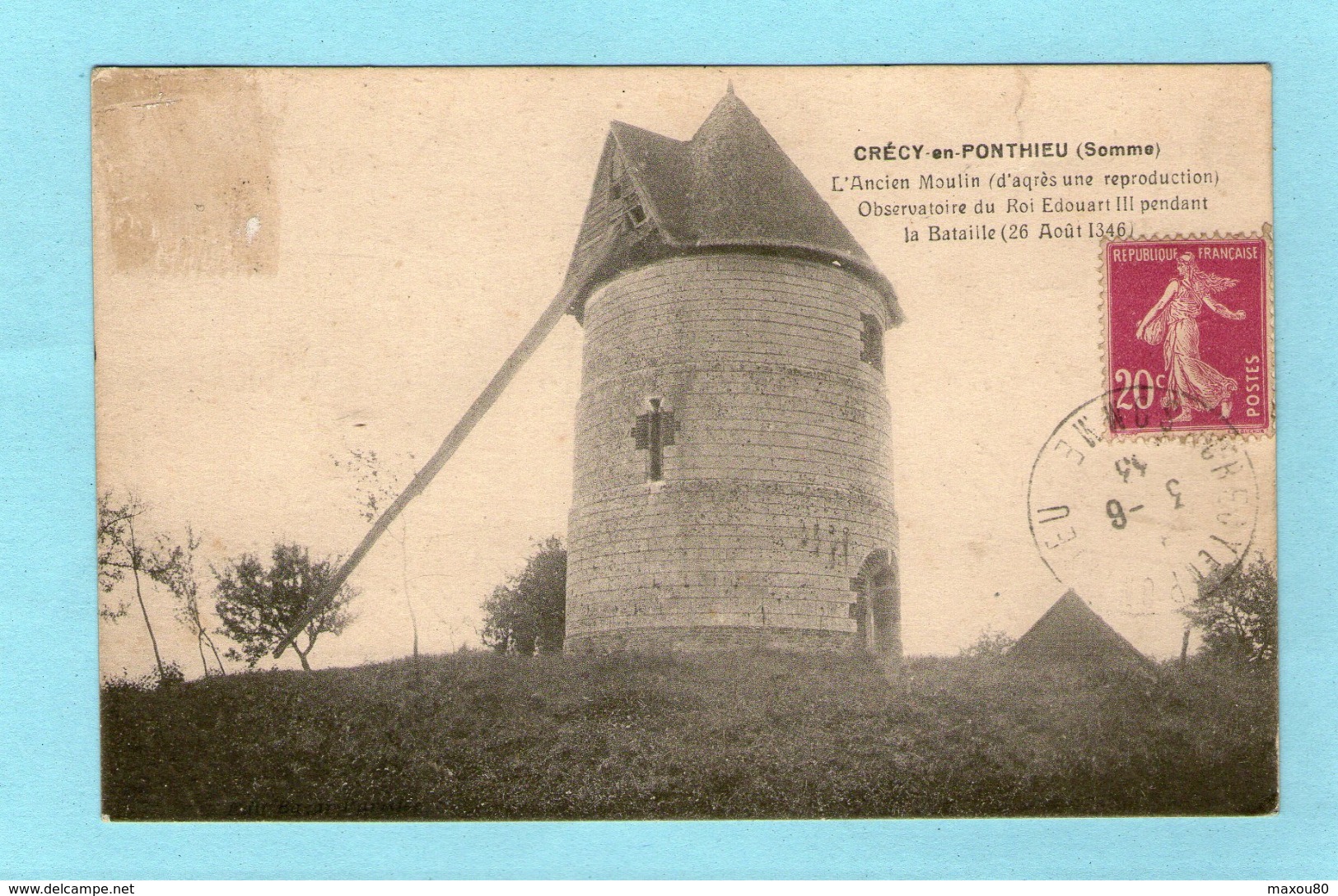 CRECY-en-PONTHIEU - L'Ancien Moulin - 1933 - - Crecy En Ponthieu