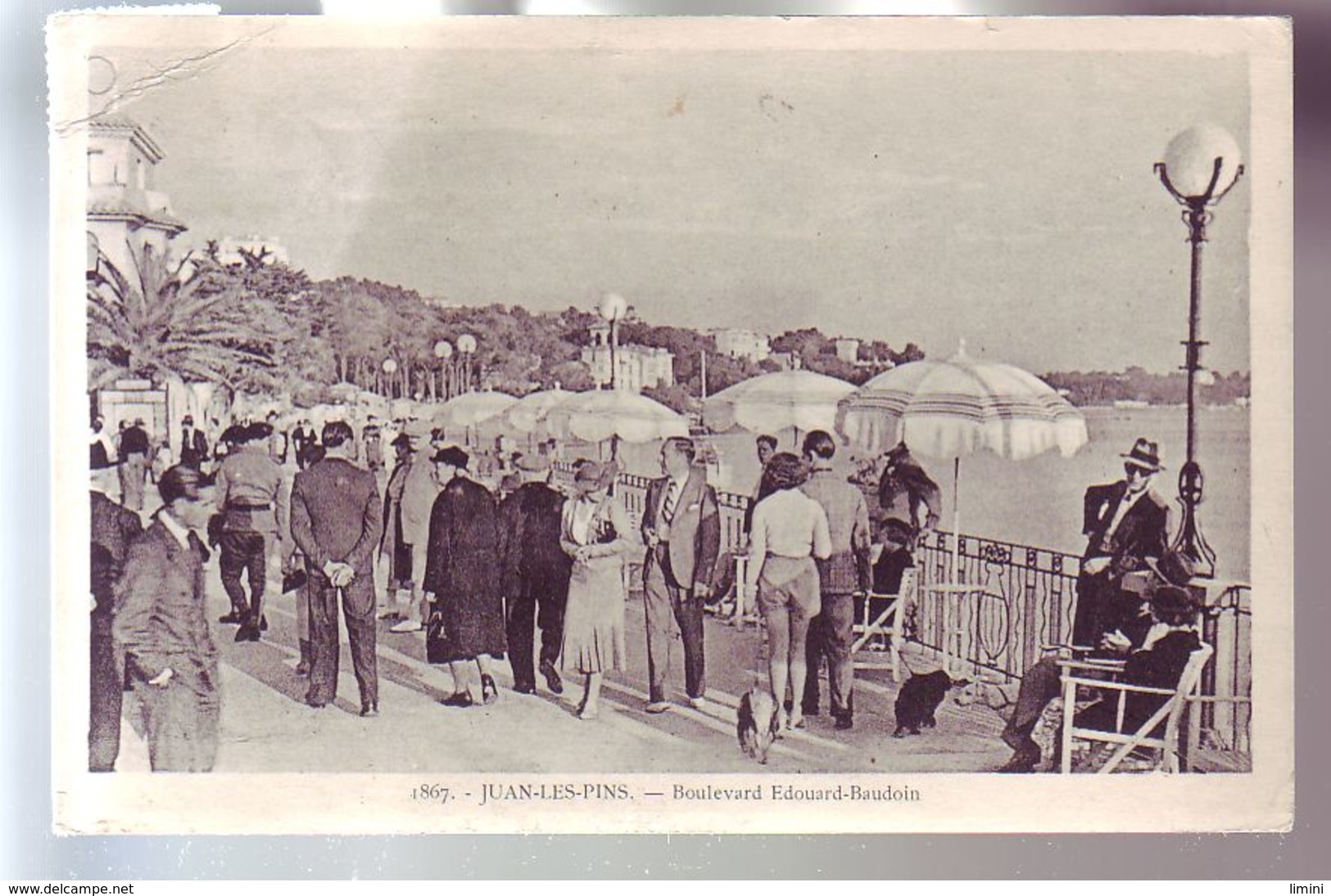 06 - JUAN-les-PINS - BOULEVARD EDOUARD-BAUDOIN - ANIMÉE - - Juan-les-Pins