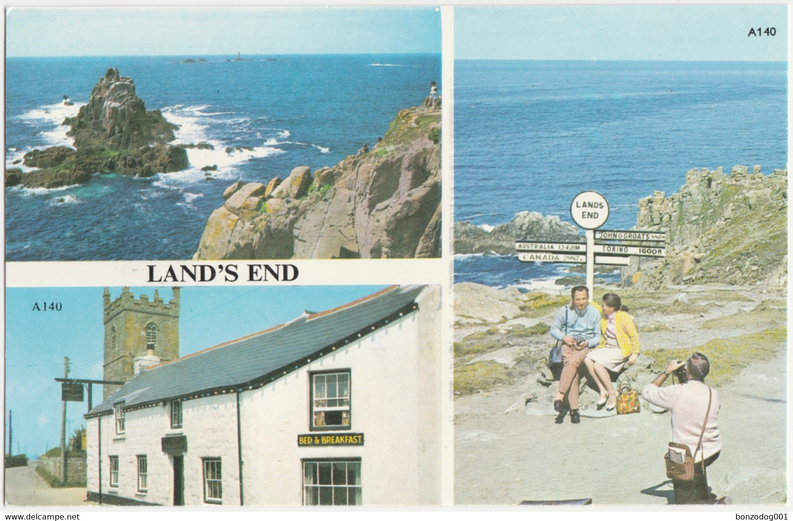 Land’s End, Cornwall Multiview. Unposted - Land's End