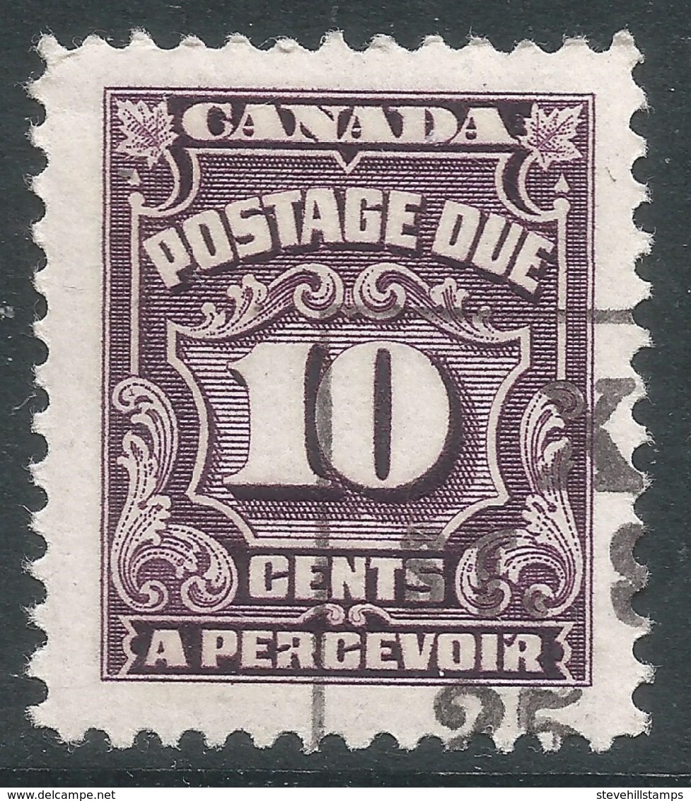 Canada. 1935-65 Postage Due. 10c Used. SG D24 - Port Dû (Taxe)