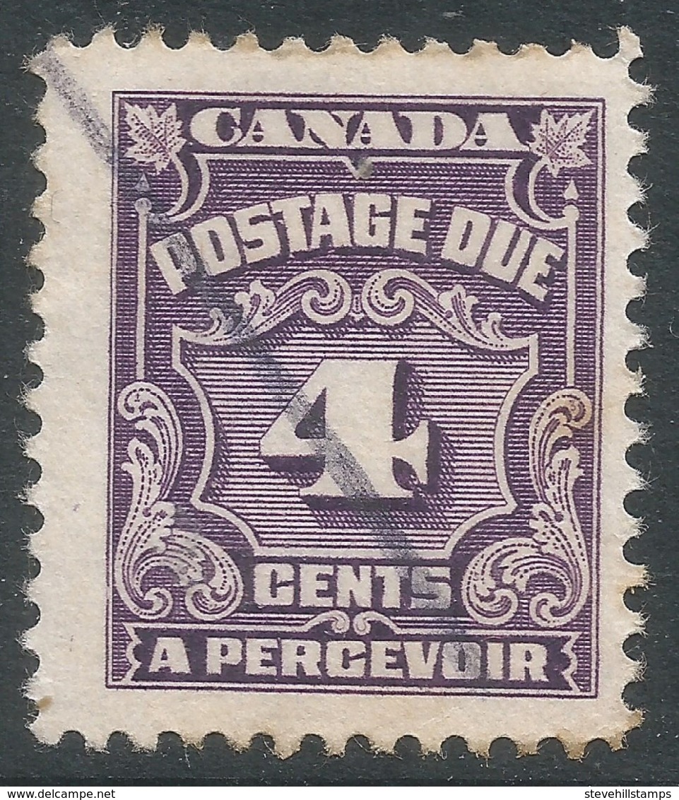 Canada. 1935-65 Postage Due. 4c Used. SG D21 - Postage Due