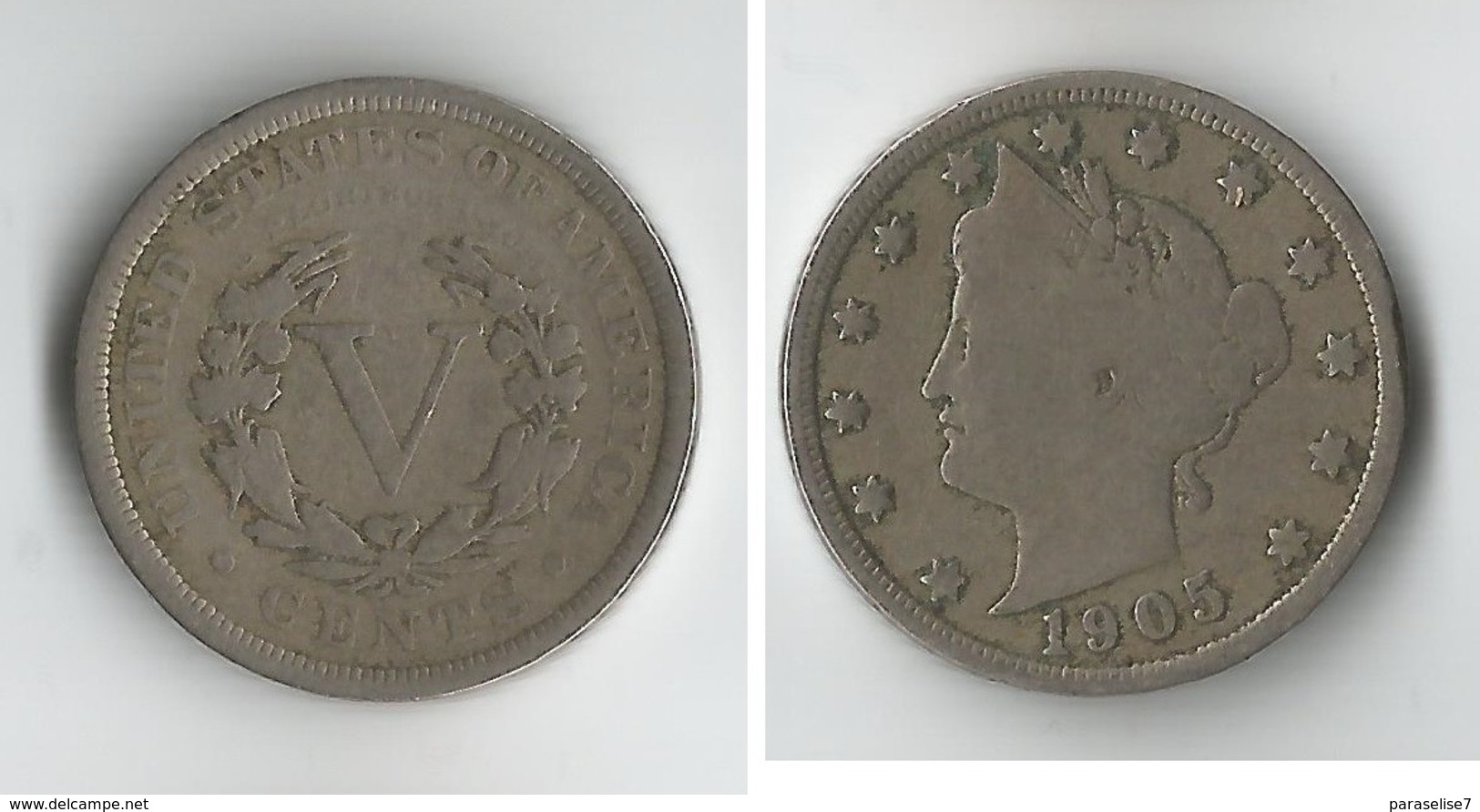 USA 5 CENT 1905 - 1883-1913: Liberty (Liberté)