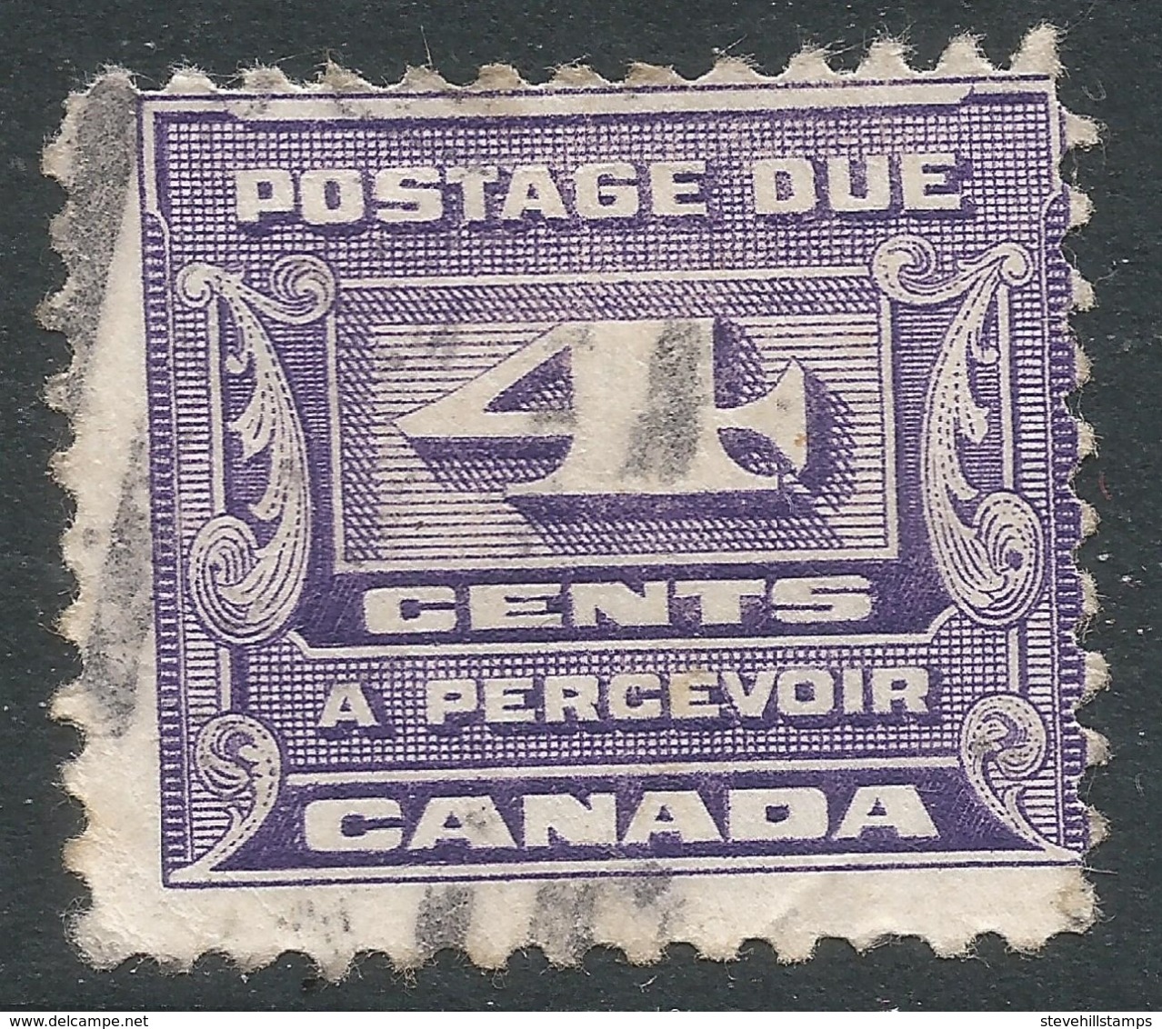 Canada. 1933-34 Postage Due. 4c Used. SG D16 - Postage Due