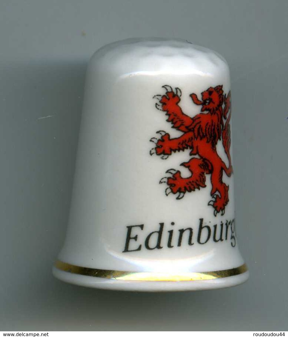 Dé à Coudre De Collection En Porcelaine - Edinburgh - Edimbourg - Dés à Coudre