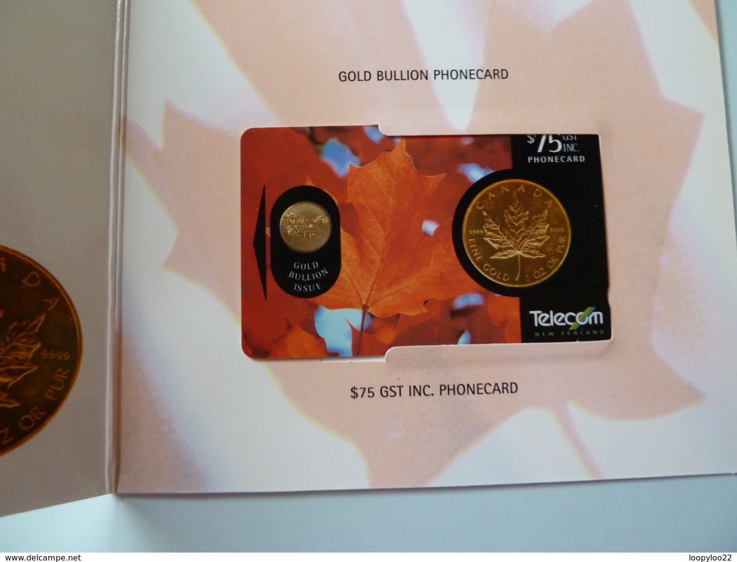 New Zealand - GPT - Canadian Maple Leaf Gold Bullion - NZ-IP-2 - 250 Ex - International Collector Folder - Mint - Nueva Zelanda